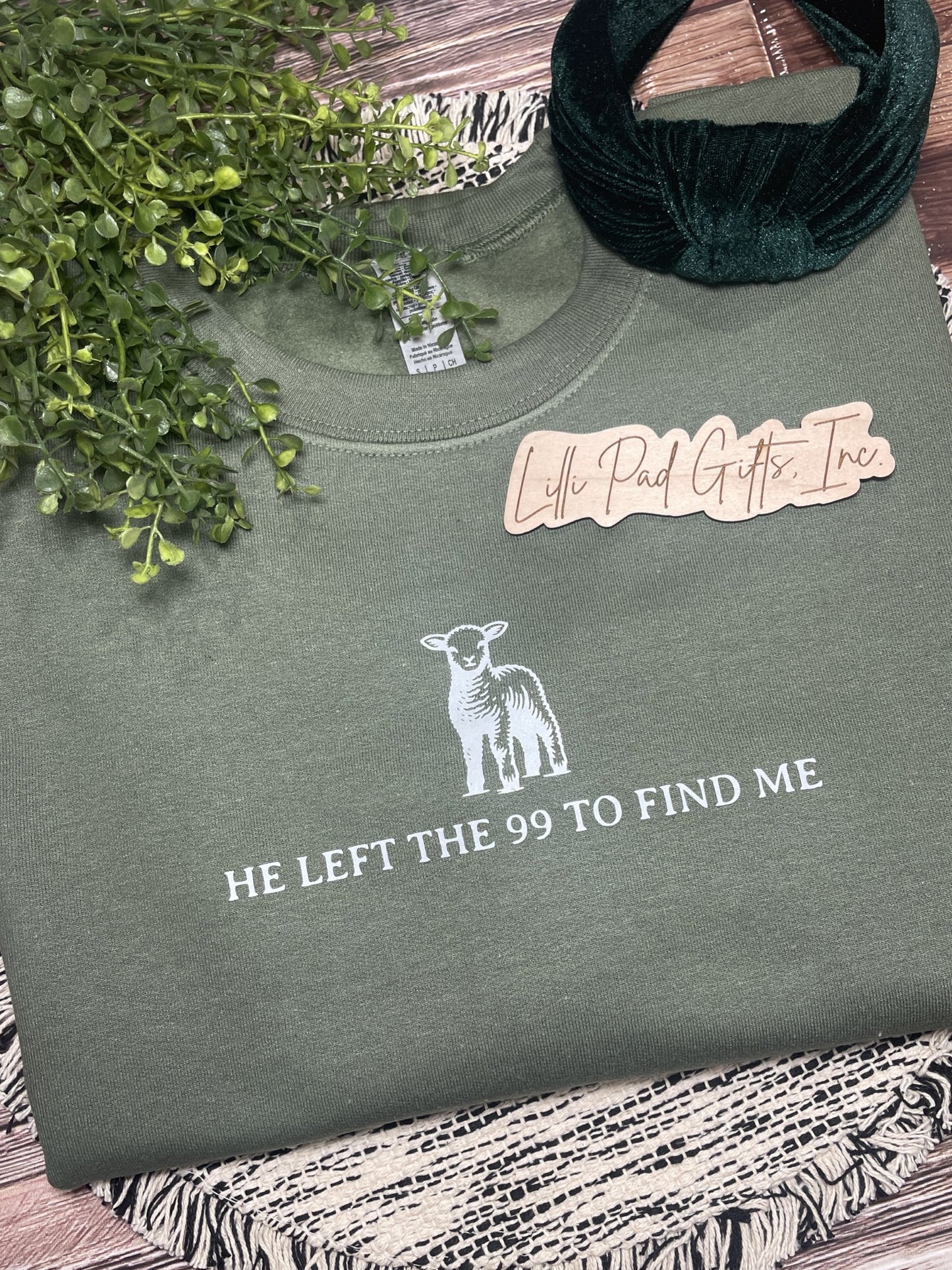 He left the 99 to find me Crewneck Sweatshirt