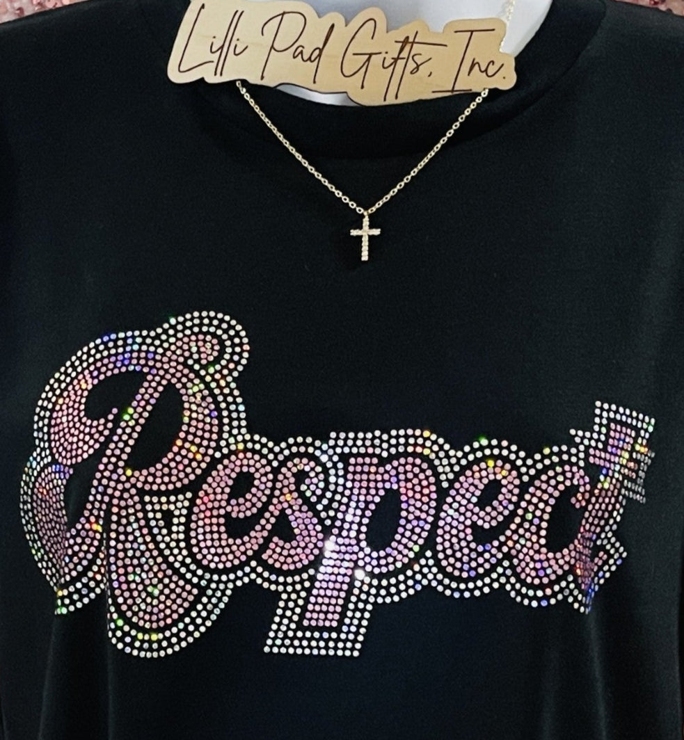 Respect 23 Bling Black Sweatshirt