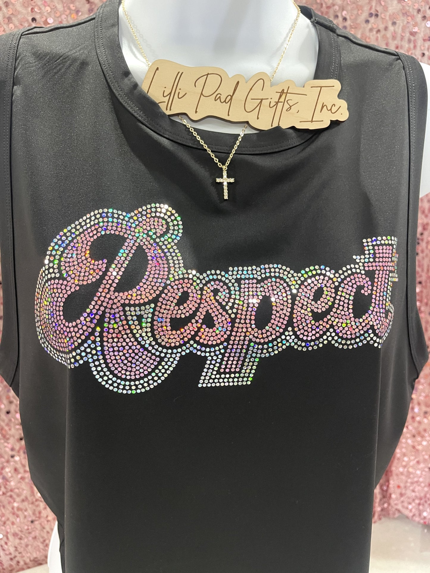 Respect - 23 Bling Black Tank
