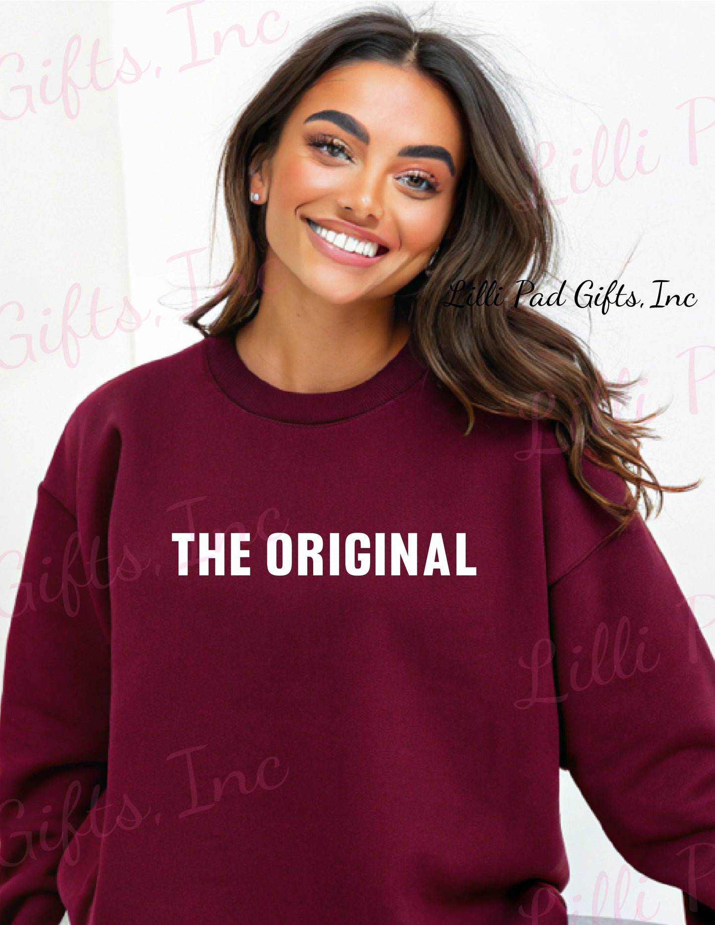 THE ORIGINAL - PUFF Maroon Sweatshirt