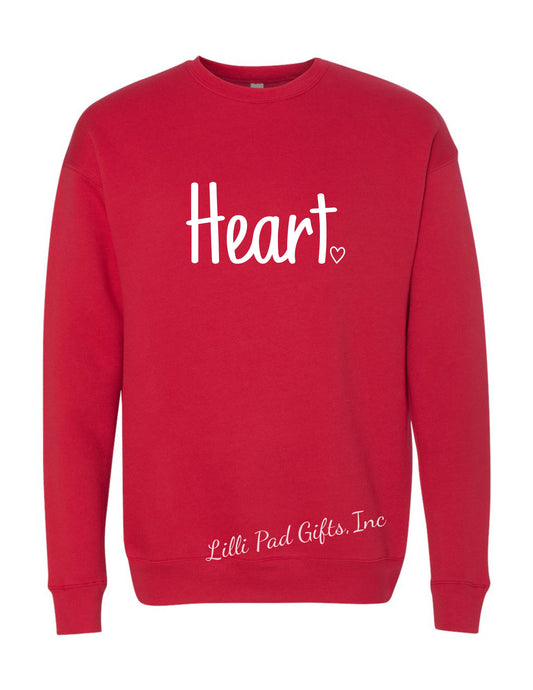 Heart - PUFF Crewneck Sweatshirt