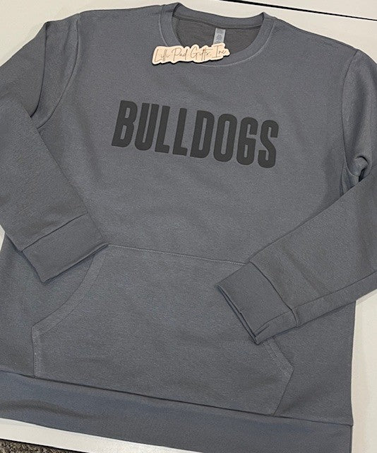 BULLDOGS - straight - Puff Crewneck Sweatshirt