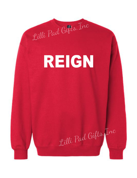 REIGN - Block Style Crewneck Sweatshirt