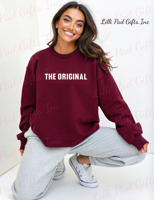 THE ORIGINAL - PUFF Maroon Sweatshirt